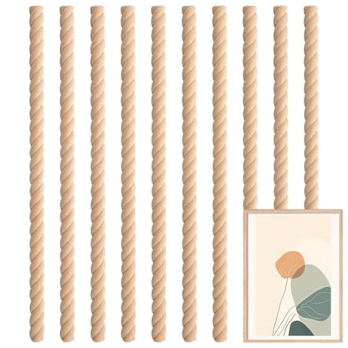 Zierleisten aus Holz, formbar, zum Schneiden, 10 Stück, Rohmaterial für Projekte, Tür, Möbel, Möbel, Möbel, Möbel, Mantel, , Schrank, Wand von Générique