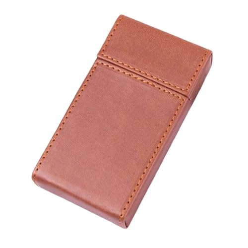Zigarettenetui aus Leder mit Magnetverschluss, wiederverwendbar, für 20 Zigaretten, täglicher Schutz, 11 x 6 x 2 cm Zigarettenetui aus Leder mit Magnetverschluss, wiederverwendbar, für 20 Zigaretten, täglicher Schutz, 11 x 6 x 2 cm von Générique