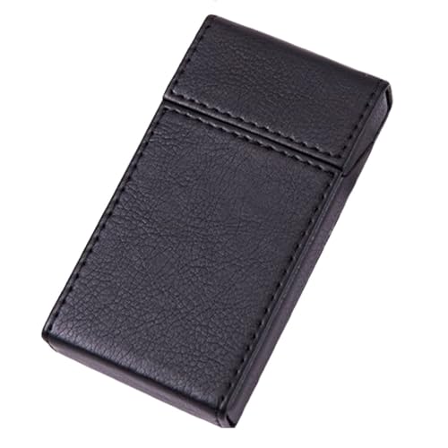 Zigarettenetui aus Leder mit Magnetverschluss, wiederverwendbar, für 20 Zigaretten, täglicher Schutz, 11 x 6 x 2 cm Zigarettenetui aus Leder mit Magnetverschluss, wiederverwendbar, für 20 Zigaretten, täglicher Schutz, 11 x 6 x 2 cm von Générique