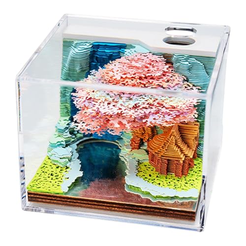 art-happy notiert 3D High- Schnitzkunst Papierpapier, Schildernotizen im 3D-Design | Vorankündigungsblock mit Acryl-Staubschutz, Design für Bur Decor art-happy notiert 3D High- Schnitzkunst Papierpapier, Schildernotizen im 3D-Design | Vorankündigungsblock mit Acryl-Staubschutz, Design für Bur Decor von Générique