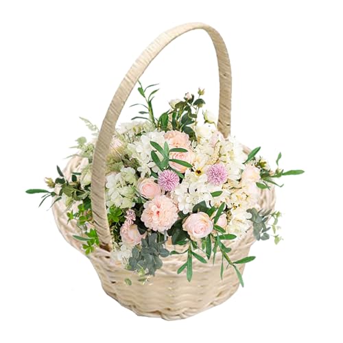 geflochtener Blumenkorb, Miniaturkorb aus Weidengeflecht | rustikales Deko-Zubehör für Ostern, Geburtstag, Weihnachten, Babyzimmer geflochtener Blumenkorb, Miniaturkorb aus Weidengeflecht | rustikales Deko-Zubehör für Ostern, Geburtstag, Weihnachten, Babyzimmer von Générique