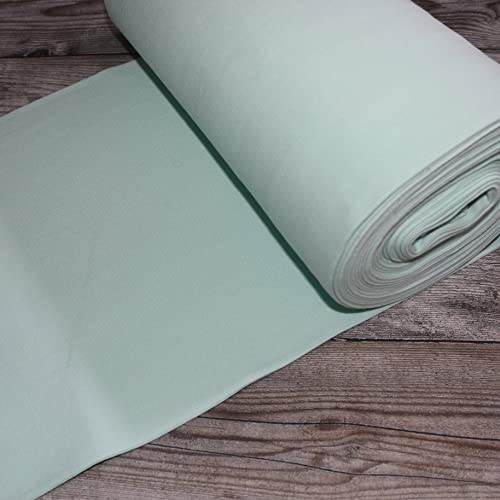 0,35 x 0,50 m Baumwollbündchen Bündchenstoff Schlauchware Hellmint Uni Premium Maraki 2x2 0,35 x 0,50 m Baumwollbündchen Bündchenstoff Schlauchware Hellmint Uni Premium Maraki 2x2 von Generisch