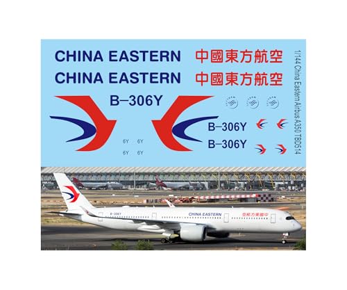 1/144 Decals kompatibel mit Airbus A350 China Eastern Livery TB Decal TBD514 von Generisch