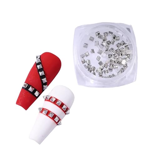 1/2 Box Punk Niet Nagel Charm, 3D Metall Nagel Dekoration Zubehör, Spike Art Charm für Frauen DIY Maniküre Charm 1/2 Box Punk Niet Nagel Charm, 3D Metall Nagel Dekoration Zubehör, Spike Art Charm für Frauen DIY Maniküre Charm von Generisch