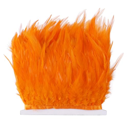 1,5 m Hahnfederborte Fransen 10-15,2 cm Sattelfederbänder Partykleider Dekoration Zubehör Orange 9,1 m 1,5 m Hahnfederborte Fransen 10-15,2 cm Sattelfederbänder Partykleider Dekoration Zubehör Orange 9,1 m von Generisch