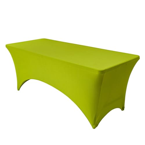 1,5 m rechteckige Spandex-Stretch-Tischdecke – perfekt für Hochzeiten, Partys und Veranstaltungen – 1 Packung Tischdecke für elegantes Essen & Dekoration von Generisch