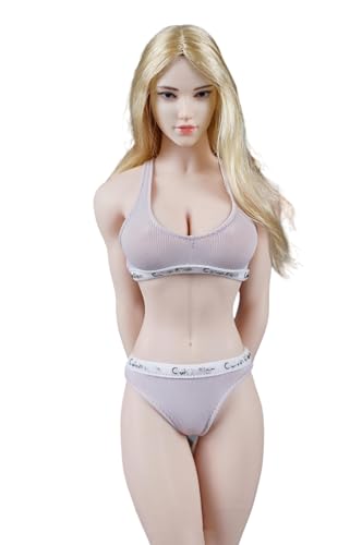 1/6 Skala Weibliche Figur Kleidung, Mädchen Bras Thongs Unterwäsche Kleidung für 12 Zoll Action Figuren Körper Puppe (Rosa) von Generisch