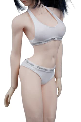 1/6 Skala Weibliche Figur Kleidung, Mädchen Bras Thongs Unterwäsche Kleidung für 12 Zoll Action Figuren Körper Puppe (Weiß) von Generisch