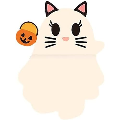 1/6 Stück Halloween-Geister-Serie Blindbox, Mini-Geisterfiguren-Modell, niedliches Abziehen und Aufkleben, Handy-Dekoration, Geschenk von Generisch