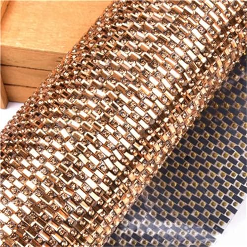1 Bogen 24 x 40 cm Glas-Strass-Netz-Bordüre, Kristall-Diamant-Blatt, Strassapplikation für Kleider, Schmuck und Möbel, DIY 1 Bogen 24 x 40 cm Glas-Strass-Netz-Bordüre, Kristall-Diamant-Blatt, Strassapplikation für Kleider, Schmuck und Möbel, DIY von Generisch