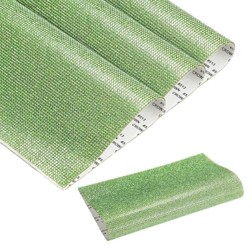 1 Bogen 24 x 40 cm selbstklebendes Kristall-Strassband mit Ss6 2 mm Glasdiamant-Aufkleber zum Basteln, Autokleidung und Schuhbesatz 1 Bogen 24 x 40 cm selbstklebendes Kristall-Strassband mit Ss6 2 mm Glasdiamant-Aufkleber zum Basteln, Autokleidung und Schuhbesatz von Generisch