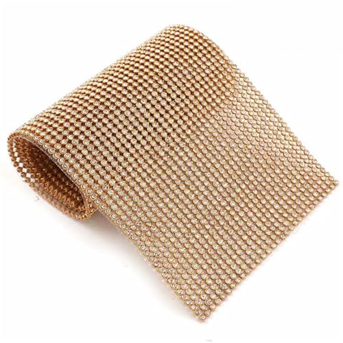 1 Bogen 45 cm breiter Aluminium-Mesh-Bordüre mit 3 mm Glas-Strasssteinen, flache Rückseite, für DIY-Girlande, Blumen, Hochzeitskleid, Schmuck und Accessoires 1 Bogen 45 cm breiter Aluminium-Mesh-Bordüre mit 3 mm Glas-Strasssteinen, flache Rückseite, für DIY-Girlande, Blumen, Hochzeitskleid, Schmuck und Accessoires von Generisch