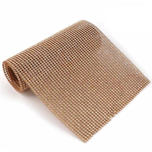 1 Bogen 45 cm breiter Aluminium-Mesh-Bordüre mit 3 mm Glas-Strasssteinen, flache Rückseite, für DIY-Girlande, Blumen, Hochzeitskleid, Schmuck und Accessoires 1 Bogen 45 cm breiter Aluminium-Mesh-Bordüre mit 3 mm Glas-Strasssteinen, flache Rückseite, für DIY-Girlande, Blumen, Hochzeitskleid, Schmuck und Accessoires von Generisch