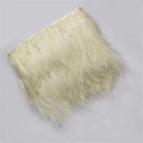 1 Meter/Lot Sattel Fasanenfedern Besatz Fransen 10,2 - 15,2 cm Hahnfedern Band Nähen für Schmuckherstellung Beige 1 Meter/Lot Sattel Fasanenfedern Besatz Fransen 10,2 - 15,2 cm Hahnfedern Band Nähen für Schmuckherstellung Beige von Generisch