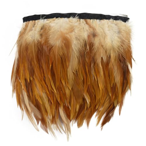 1 Meter Sattel Fasanenfedern auf Band Besatz Fransen für Band Nähen Besätze Hochzeit Zubehör Dekoration Natur 1 Meter Sattel Fasanenfedern auf Band Besatz Fransen für Band Nähen Besätze Hochzeit Zubehör Dekoration Natur von Generisch