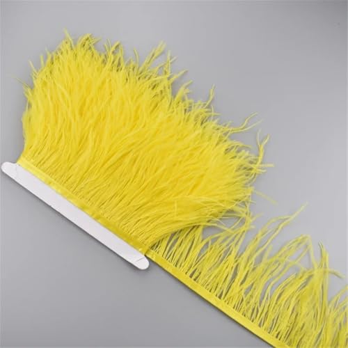 1 Meter weißes Straußenfederband, 10–15 cm, Quaste, Fransenborte zum Nähen, Fransen, Nähen, Nähen, Nähen, Nähen, Nähen, Nähen, Nähen, Nähen, Nähen, Nähen, Nähen, von Generisch