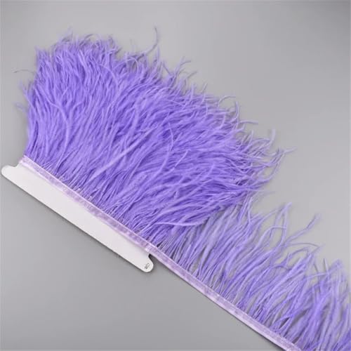 1 Meter weißes Straußenfederband, 10–15 cm, Quaste, Fransenborte zum Nähen, Nähen, Nähen, Nähen, Nähen, Nähen, Nähen, Nähen, Nähen, Nähen, Nähen, Nähen, Nähen, Nähen, Näh von Generisch