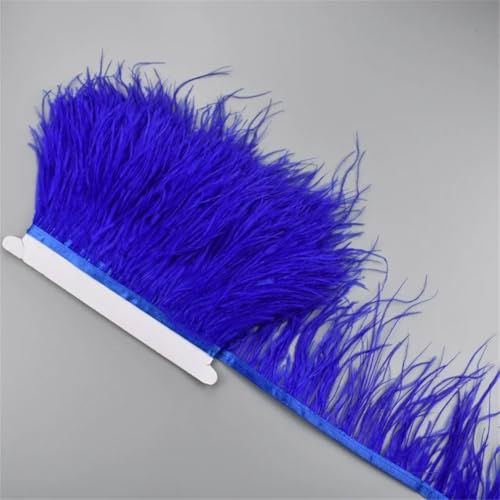 1 Meter weißes Straußenfederband, 10–15 cm, Quaste, Fransenborte zum Nähen, Nähen, Nähen, Nähen, Nähen, Nähen, Nähen, Nähen, Nähen, Nähen, Nähen, Nähen, Nähen, Nähen, Näh von Generisch