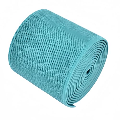 1-Rolle Flache elastische Schnur 1,5-Zoll breit durch 3-Yard Double-Side Twill Elastic Band (#17 Blau-Grün) von Generisch