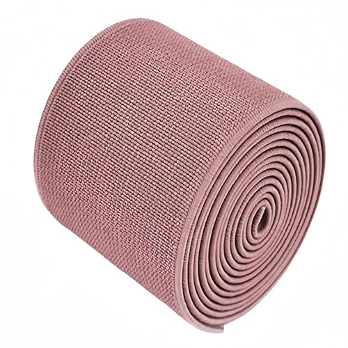 1-Rolle Flache elastische Schnur 1,5-Zoll breit durch 3-Yard Double-Side Twill Elastic Band (#28 Hellrosa) von Generisch