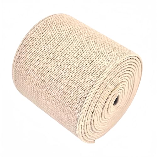 1-Rolle flache elastische Schnur 1,5-Zoll breit durch 3-Yard Double-Side Twill Elastic Band (#15 Khaki) von Generisch