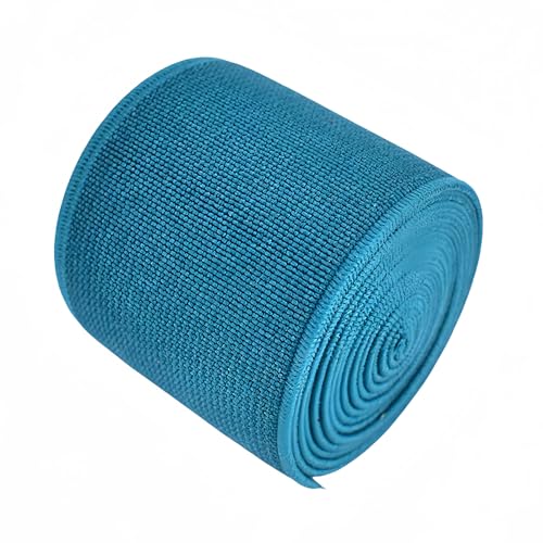 1-Rolle flache elastische Schnur 1,5-Zoll breit durch 3-Yard Double-Side Twill Elastic Band (#16 Pfauenblau) von Generisch
