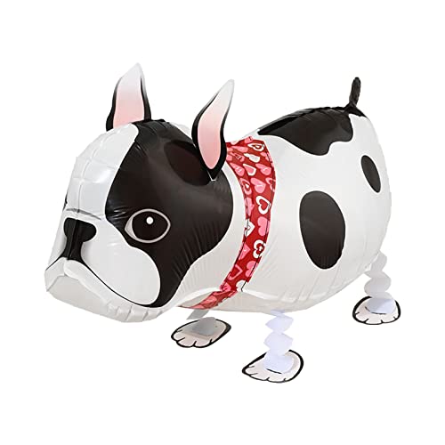 1 Spazierengehender Tierballon, Tierballon, Geburtstag, Grilldekoration, Rumpf, Kuh, Schwein, Schaf, gepunkteter Hund, Frosch, Katze, Verlobte Dekorationen (F), Einheitsgröße von Generisch