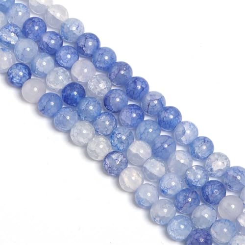 1 Strang 8/10 mm Glasperlen, bunt, schöne Perlen, DIY, handgefertigt, Perlenarmband, Halskette, Hellkönigsblau, 10 mm, 38 Stück 1 Strang 8/10 mm Glasperlen, bunt, schöne Perlen, DIY, handgefertigt, Perlenarmband, Halskette, Hellkönigsblau, 10 mm, 38 Stück von Generisch