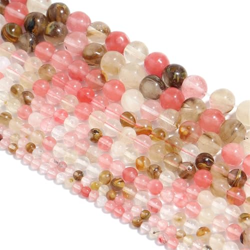 1 Strang natürliche Perlen, rund, lose Abstandshalter, Perlen für Schmuckherstellung, DIY, Armband, Halskette, Charm, wie gezeigt, 4 mm, 95 Stück 1 Strang natürliche Perlen, rund, lose Abstandshalter, Perlen für Schmuckherstellung, DIY, Armband, Halskette, Charm, wie gezeigt, 4 mm, 95 Stück von Generisch
