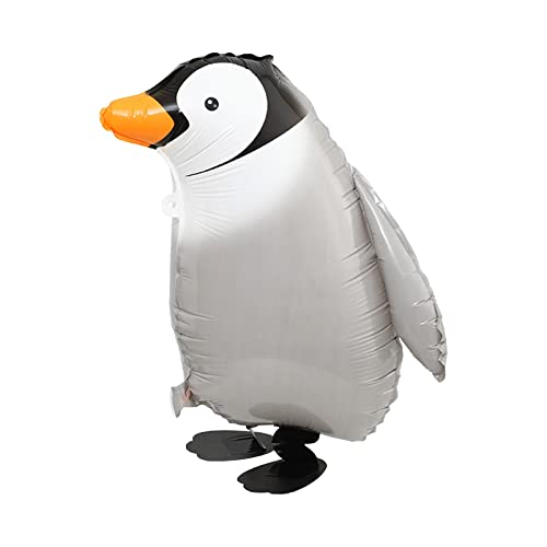 1 Stück Walking Animal Balloon Animal Balloon Birthday BBQ Decor (Ente, Kuh, Schaf, gefleckter Hund, Frosch, Katze) Knallfrösche (K, One Size) von Generisch