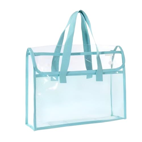 1 Tragbarer transparenter Hand ordner mit großer Kapazität, erweiterbare Datei-Aufbewahrung tasche, PVC-selbst klebende Datei tasche von Generisch