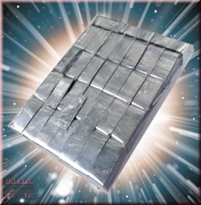 1 kg Silber Metallic Konfetti wasserfest - Confetti für Konfettimaschinen und zu losen verteilen 1 kg Silber Metallic Konfetti wasserfest - Confetti für Konfettimaschinen und zu losen verteilen von Generisch