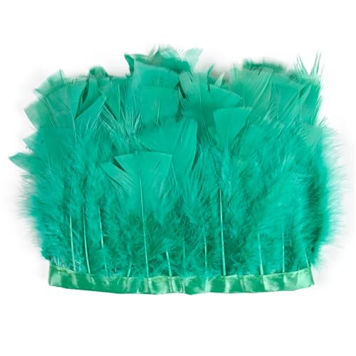 1 x 5 oder 10 Meter farbige Federborte Fransen 10-15 cm Federn Band zum Aufnähen auf Kleidung und Dekorationszubehör 1 x 5 oder 10 Meter farbige Federborte Fransen 10-15 cm Federn Band zum Aufnähen auf Kleidung und Dekorationszubehör von Generisch