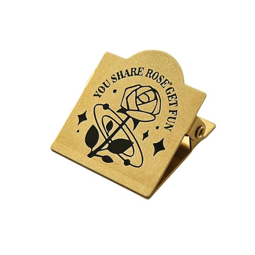 1 x Retro-Messing-Binder-Clips, Foldback-Notizen, Briefe, Datei, Büroklammer, Bindung, Sicherungsklammern, Büro, Schule, Schreibwaren 1 x Retro-Messing-Binder-Clips, Foldback-Notizen, Briefe, Datei, Büroklammer, Bindung, Sicherungsklammern, Büro, Schule, Schreibwaren von Generisch