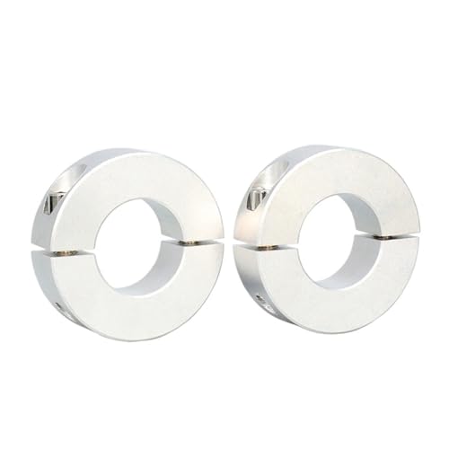 1 x geteilter Kragen, Endwellen-Haltering, Position, Aluminiumlegierung, Oberfläche, eloxiert, Behandlung, Stop-Schaftkragen, DAI 3 bis 100 (45 mm) von Generisch
