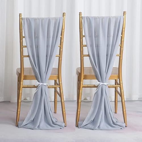 10/20/30 stücke 50X300CM Chiffon Stuhl Schärpen Für Hochzeit Salbei Grün Fliege Band Knoten Abdeckung Sitz Zurück Gürtel Tisch Läufer Hotel Decor von Generisch