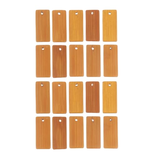 10/20PCS Unvollendete Holz Tags Natürliche Bambus rohlinge Tags Quadratische Tag für DIY Handwerk Lesezeichen Hängende Tags Party geschenke 10/20PCS Unvollendete Holz Tags Natürliche Bambus rohlinge Tags Quadratische Tag für DIY Handwerk Lesezeichen Hängende Tags Party geschenke von Generisch