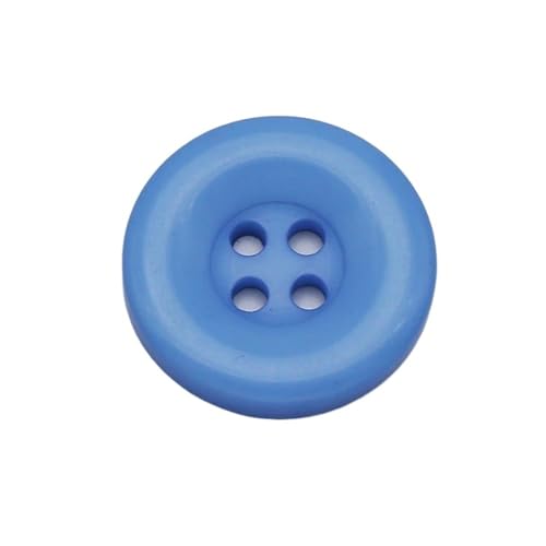 10–50 Stück große runde Harzknöpfe, einfarbig, für DIY-Bastelarbeiten, Kleidung, Puppen, Pullover, Mantel, Zubehör(Color E,50pcs 18mm) von Generisch