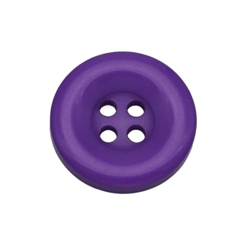 10–50 Stück große runde Harzknöpfe, einfarbig, für DIY-Bastelarbeiten, Kleidung, Puppen, Pullover, Mantel, Zubehör(Color H,50pcs 25mm) von Generisch