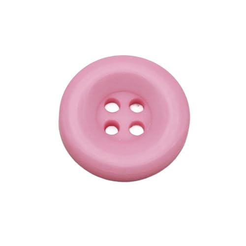10–50 Stück große runde Harzknöpfe, einfarbig, für DIY-Bastelarbeiten, Kleidung, Puppen, Pullover, Mantel, Zubehör(Color I,50pcs 15mm) von Generisch