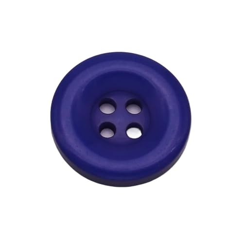10–50 Stück große runde Harzknöpfe, einfarbig, für DIY-Bastelarbeiten, Kleidung, Puppen, Pullover, Mantel, Zubehör(Color L,10pcs 18mm) von Generisch