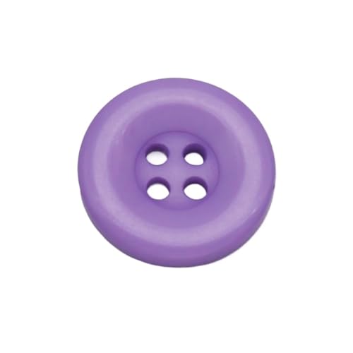 10–50 Stück große runde Harzknöpfe, einfarbig, für DIY-Bastelarbeiten, Kleidung, Puppen, Pullover, Mantel, Zubehör(Color M,10pcs 15mm) von Generisch