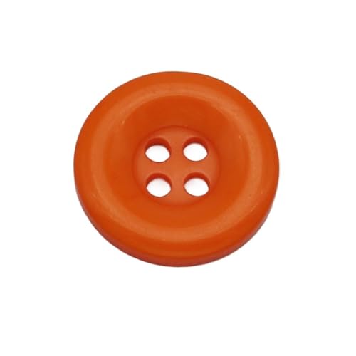 10–50 Stück große runde Harzknöpfe, einfarbig, für DIY-Bastelarbeiten, Kleidung, Puppen, Pullover, Mantel, Zubehör(Color P,10pcs 23mm) von Generisch