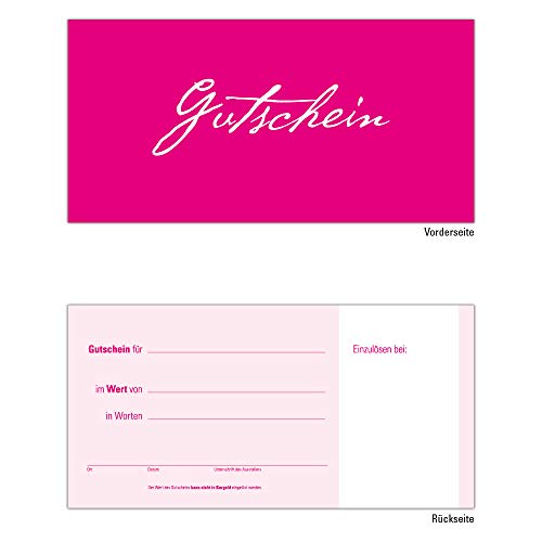 10 Gutscheine Gutscheinkarten Geschenkgutscheine – edel neutral Pink 10 Gutscheine Gutscheinkarten Geschenkgutscheine – edel neutral Pink von Generisch