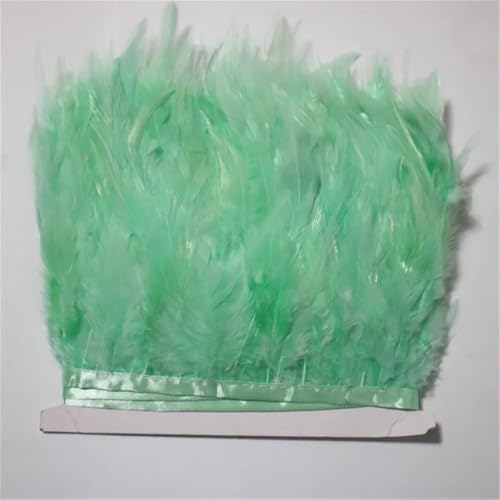 10 Meter/Lot Sattel Hahnfedern Besatz Fransen für Kleidung DIY Band Nähen Besätze Dekor Mint EN8 10 m 10 Meter/Lot Sattel Hahnfedern Besatz Fransen für Kleidung DIY Band Nähen Besätze Dekor Mint EN8 10 m von Generisch