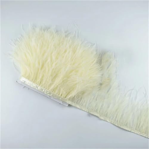 10 Meter 10-15 cm Federband Fransenborte Nähen Federbesatz Hochzeitszubehör Dekoration 14 Beige 10 Meter 10-15 cm Federband Fransenborte Nähen Federbesatz Hochzeitszubehör Dekoration 14 Beige von Generisch