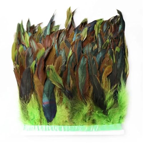 10 Meter 15–18 cm Hühnerschwanz-Feder-Bordüre, Streifen für Hochzeit, Party, Federbordüre, 1101, 5 m 10 Meter 15–18 cm Hühnerschwanz-Feder-Bordüre, Streifen für Hochzeit, Party, Federbordüre, 1101, 5 m von Generisch