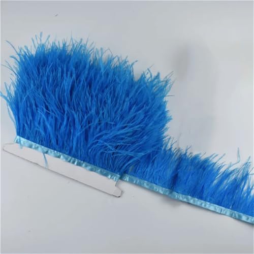 10 Meter Federband für Rock/Kleid, 8–10 cm, Kostümfedern zum Basteln, 17 Seeblau 10 Meter Federband für Rock/Kleid, 8–10 cm, Kostümfedern zum Basteln, 17 Seeblau von Generisch