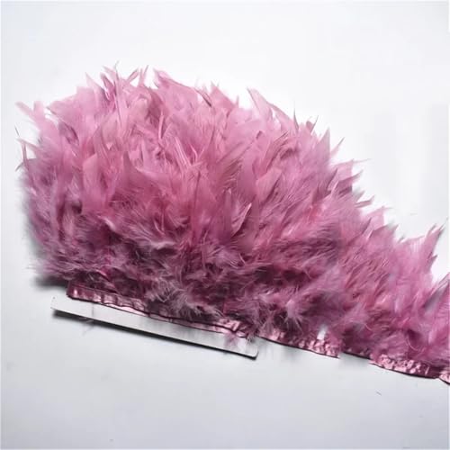 10 Meter Spule flauschiger Quasten-Fransen, 12–15 cm breit, ein weiches Band in mehreren Farben zum Nähen von Besätzen und Kleiderdekoration von Generisch