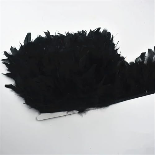 10 Meter Spule flauschiger Quasten-Fransen, 12–15 cm breit, ein weiches Band in mehreren Farben zum Nähen von Besätzen und Kleiderdekoration von Generisch